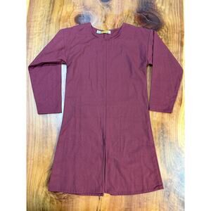 Mytholon Men's Reenactment Shirt Small Long Sleeve Cotton USA Tunic Costume DD25